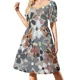 thumbnail image 1 of Vestido de manga corta Just Flowers, vestido de lujo, vestido de verano para mujer, vestidos de noche, vestidos de novia de lujo para fiestas, 1 of 8
