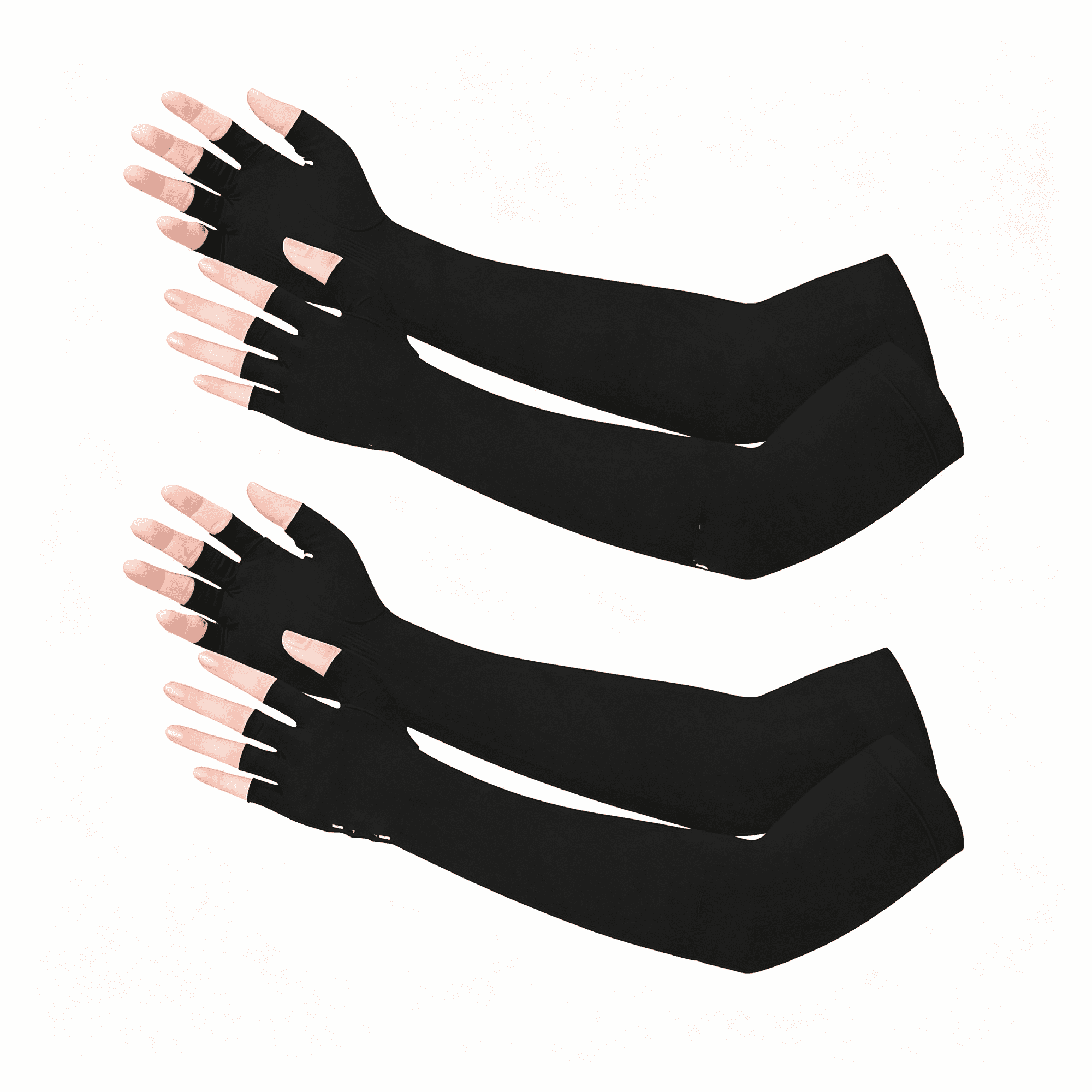 TELOLY Uv Protection Gloves-Non Slip Sunblock Gloves for Summer Outdoor Fishing &Driving Sun Protection Gloves L Size