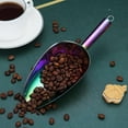 thumbnail image 3 of Rainbow Ice Scoop, Fashion Ice Cream Scoop, Premium Stainless Steel Cookie Scoop, Dog Food Scoop, Sturdy Flour Scoop, Utility Candy Scoop, Dishwasher Safe (6oz/9 Inch), 3 of 7