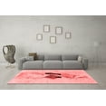 thumbnail image 3 of Ahgly Company Machine Washable Indoor Rectangle Abstract Red Modern Area Rugs, 8' x 10', 3 of 4