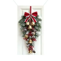 JoyMoreHome Christmas Door Cover Decorations, 71 x 35in, Christmas Front Door Banner Xmas Party Holiday Door Cover Outdoor Home Indoor Winter Decor