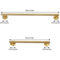 thumbnail image 3 of 10Pcs Bathroom Accessories Set, Toilet Paper Holder, Towel Hook, Wall-Mounted Towel Bar Set, Bathroom Towel Bar Set, 3 of 13