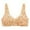 Beige, variant on 2 Pack Womens Bras Lace Back Button Shaping Cup Adjustable Shoulder Strap Large Size Underwire Bras