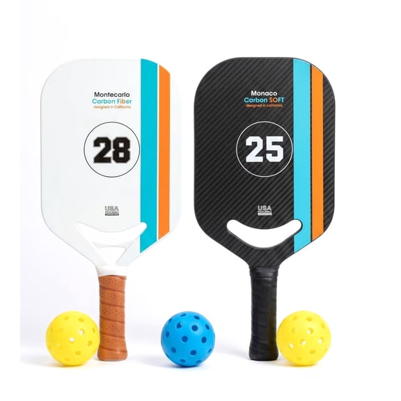 Pickleball Paddle Set of 2 – Carbon Fiber – Lightweight & Durable – P.ala USA