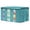 Aqua, variant on Sorbus 3-Section Foldable Storage Bag Organizers – Clothes, Blankets, Closet & Bedroom Storage, Teal