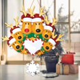 thumbnail image 2 of Adornos colgantes navideños de alce con riendas y cuerdas de resina 6 alce navideño, 2 of 7