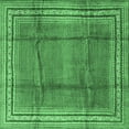 thumbnail image 1 of Ahgly Company Indoor Square Persian Emerald Green Traditional Area Rugs, 3' Square, 1 of 4
