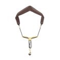 thumbnail image 2 of Greeniant Correa para el cuello de saxofón Cordón de cuero ajustable para saxofón Protección antideslizante Correas para los hombros Arnés Accesorios para instrumentos musicales Marrón, 2 of 6