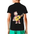 thumbnail image 2 of Curious George Novelty Shirt for Boys 3D Printed T-Shirt Fashion Tees Cool Merch for Kids, 2 of 5