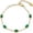 Gold Green, variant on SNGIA Gold Green Zircon Tennis Bracelet for Women, 18K Gold Plated Station Chain Bracelet