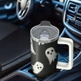 thumbnail image 5 of Halloween Trick or Treat Candy 30 Oz Tumbler with Handle and Straw, Cute Spooky Cup, Holiday Coffee Gift, 5 of 5