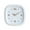 White, variant on CoudarTitie Square Wall Art Clock Silent Non Ticking Modern Wall Hanging Clock Timepiece for Yellow