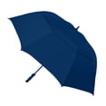 thumbnail image 3 of The Paramount Vented Large 64 inch Windproof Automatic Open Double Canopy Golf Umbrella for Rain, Wind and Sun, Strong & Lightweight Oversized Golf Umbrella with Wind Vent for Men & Women, Navy Blue, 3 of 5