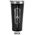 thumbnail image 2 of Oldsmobile Official Rocketship Emblem 20 oz Travel Tumbler, Stainless Steel, Vacuum Insulated with Leak Resistant Slide-Lock Lid, 2 of 6