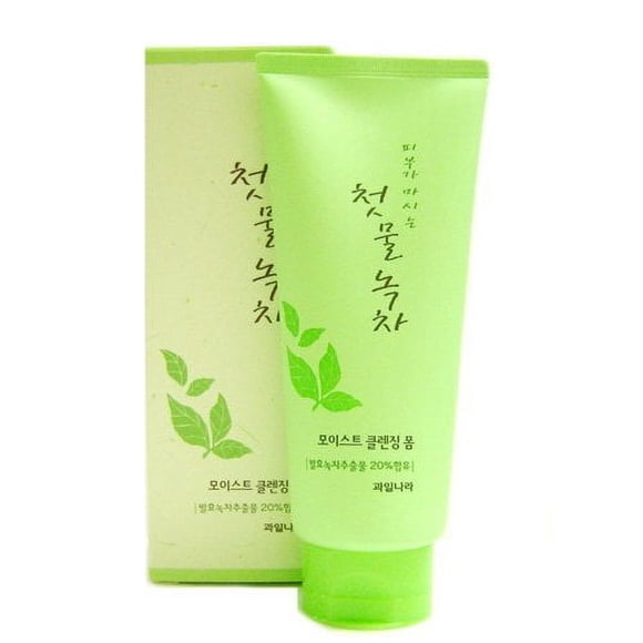 La primera espuma limpiadora facial natural de té verde - Té verde fermentado