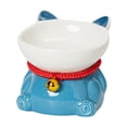 thumbnail image 3 of Lucky Cat Soporte para Cuenco para refrigerios, Cuenco para refrigerios, Platos para refrigerios, Cuenco de Postre Multiusos, frutero para postres de Azul, 3 of 8