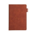 thumbnail image 2 of A5 Hardcover Leather Blank Journal Notebook (145x210mm) – 1Pc 200 Pages Thick Unlined Sketch Book for Work/School, 180° Lay Flat Writing Notebook (Brown), 2 of 3