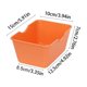 thumbnail image 3 of Mini Caja de Almacenamiento de Plástico Color Caramelo con Asa, Organizador Apilable para Escritorio de Oficina, Joyas y Artículos Diversos, 15 X 10 X 7 Cm, 3 of 6