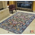 thumbnail image 5 of Faded Distressed Kashan Vintage Persian Area Rug Multi Color, 5 of 5