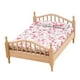 thumbnail image 2 of Cama de Madera para Casa de Muñecas en Miniatura con Estilo Único, 2 of 9
