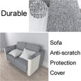 thumbnail image 4 of Alfombrilla rascadora para gatos, protección para sofá, sillón, poste rascador para uñas de gato de sisal, protección para reposabrazos, lado izquierdo, 60x50cm, 4 of 5