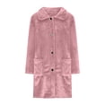 thumbnail image 4 of LOVZFMLL Jackets for Women's Solid Color Button Up Lapel Cardigan Top Jacket, 4 of 6