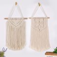 thumbnail image 2 of 2 uds macramé colgante de pared tejido decoración de pared tapiz Boho Chic decoración del hogar, 2 of 5