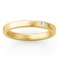 thumbnail image 3 of Stackable Birthstone Ring with Engraving - Blue Topaz (December), 3 of 7
