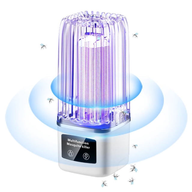 Choque Eléctrico Mosquito Killer Light Fly Killer Light Usb Recargable Silencioso Lámpara Repelente De Mosquitos Para Dormitorio Sala De Estar Cocina 2 En 1 Cateissary HA047686-02