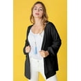 thumbnail image 5 of Spring Waffle Knit Open Cardigan with Pockets | 6 Colors | S-3X, 5 of 24