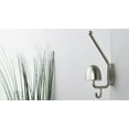 thumbnail image 4 of Richelieu 56117184 9-1/16" Triple Metal Coat Hook - Nickel, 4 of 4