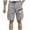 Gray, variant on Mlzmgr Cargo Shorts for Men Elastic Waist Breathable Cotton Shorts Mens Outdoor Hiking Short Pants