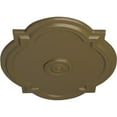 thumbnail image 3 of Ekena Millwork 21 1/4"W x 17 3/8"H x 1"P Waltz Ceiling Medallion (Fits Canopies up to 4 1/2"), Hand-Painted Mississippi Mud, 3 of 6