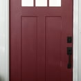 Cranberry, Rust-Oleum Door and Trim Paint Satin, Quart