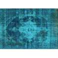 thumbnail image 1 of Ahgly Company Indoor Rectangle Oriental Light Blue Industrial Area Rugs, 2' x 4', 1 of 4