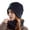 Navy, variant on ZNQHFRE Women Fleece Pullover Beanie Hat, Wind‑Resistant Ear‑Protective Cap For Outdoor Cycling Daily Cold‑Weather Wear