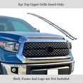 thumbnail image 2 of APS Compatible with Toyota Tundra 2014-2021 Hood Scoop Stainless Steel SS Chrome Billet Front Grill Grille Insert T65987A, 2 of 7