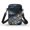 Blue Gold Koi Art, variant on Psesaysky Open Mouth Shark Print Crossbody Bag, Lightweight Shoulder Bags 2 Layers Mini Purse for Travel Running