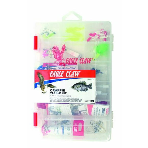 EAGLE CLAW EC CRAPPIE TACKLE KIT 53 Pièces TK-CRPPE1