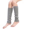 thumbnail image 3 of Eosunjian Women Solid Color Knitted Leg Warmers Winter Warm Boot Cover Crochet Long Socks White, 3 of 8