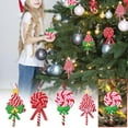 thumbnail image 2 of JoyMoreHome Christmas Tree Lollipop Ornaments, Christmas Candies Ornament, Xmas Decor Candy Hanging Decorations for Xmas Party Supplies, 2 of 4