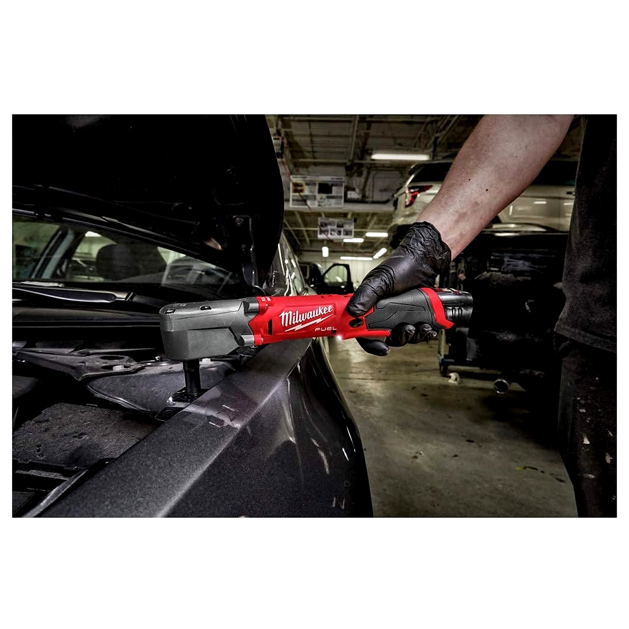 Milwaukee 2564-20 M12 FUEL Lithium-Ion 3/8 in. Cordless Right Angle Impact Wrench with Friction Ring (Tool Only)