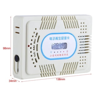 Mini Déshumidificateur électrique pour déshydratation maison avec gel de silice réutilisable