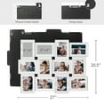 thumbnail image 6 of 12 Opening Collage Photo Frame 6" x 4" Gallery Wall Hanging Picture Frame  White, 6 of 7