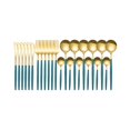 thumbnail image 2 of PENGXIANG 24 Pcs Cutlery Set Rust-proof Tableware Set Accessory Lightweight Stainless Steel Tableware Set Easy-washing Flatware Kit for Hotel Home, 2 of 9