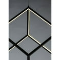 thumbnail image 5 of E30582-BK ET2 Lighting 4 Square-24W 1 LED Pendant-20.5 Inches wide by 21 inches high-Black Finish, 5 of 5