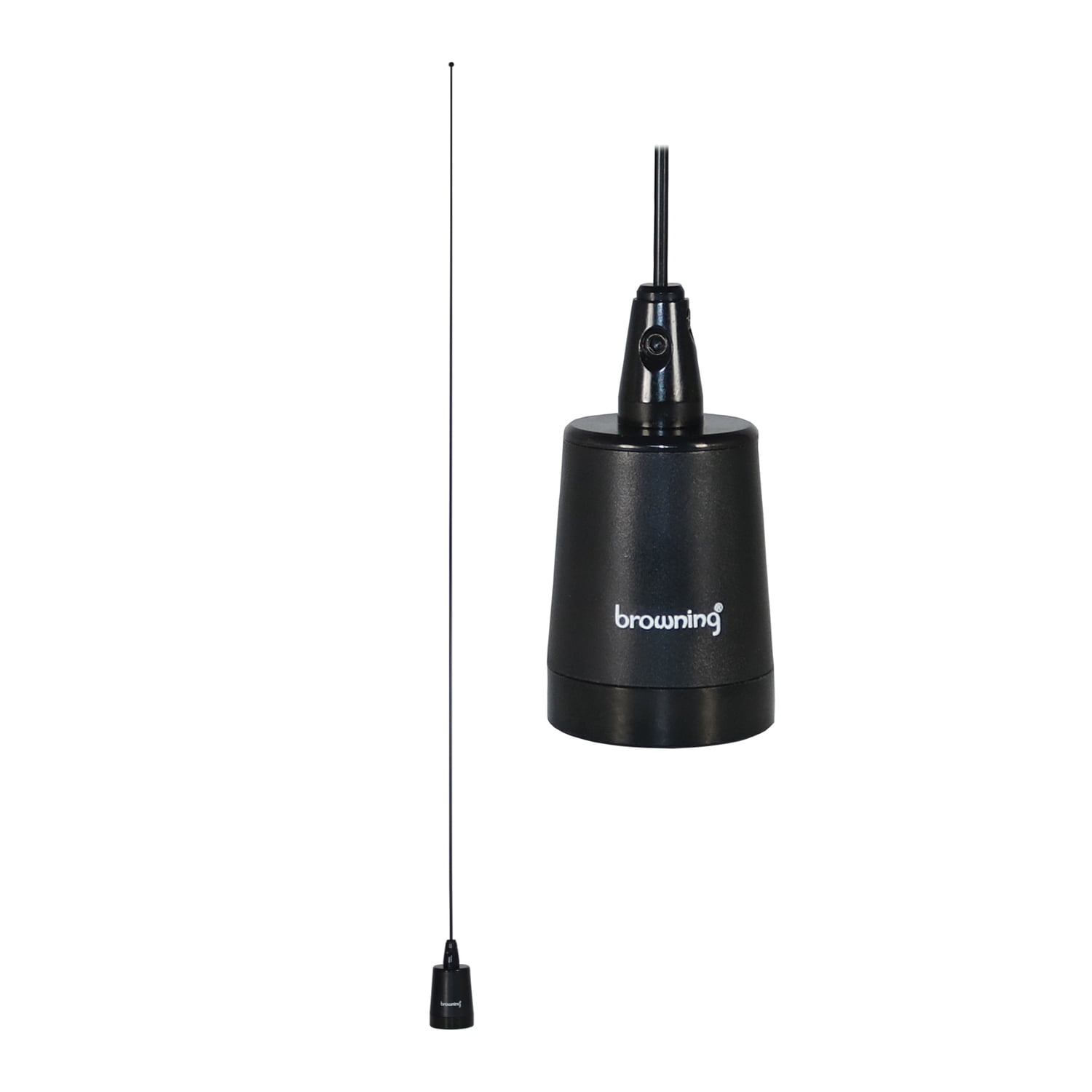 Browning 200-Watt Pretuned Wide-Band 144 MHz to 174 MHz 2.4-dBd-Gain VHF Black Antenna with NMO Mounting, BR-158-B