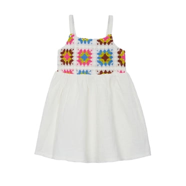 Wonder Nation Girls Crochet Dress, sizes 12M - 5T
