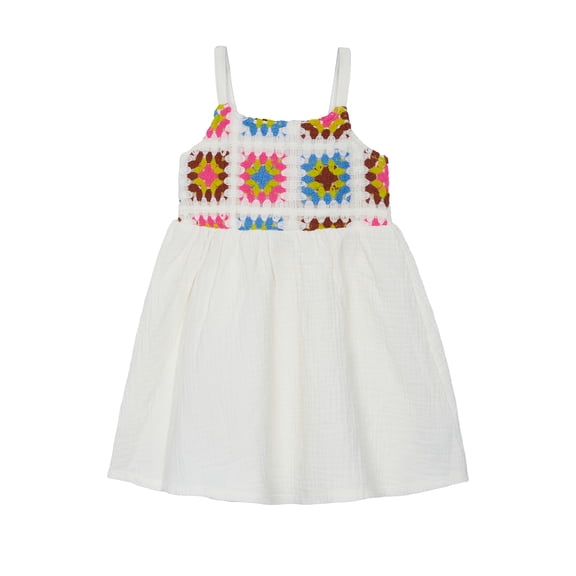 Wonder Nation Girls Crochet Dress, sizes 12M - 5T