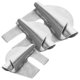 thumbnail image 1 of Rolled Hem Foot Small Seamer Binder for Home Use 3Pcs Professional Hemmer Foot, 1 of 4